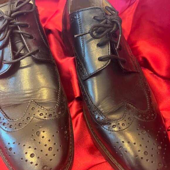 Florsheim Matera Wing Ox‎ dress wingtip oxford style shoes men\'s black size 10.5 main image 4